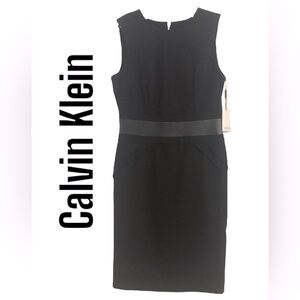 New CALVIN KLEIN Black Dress NWT